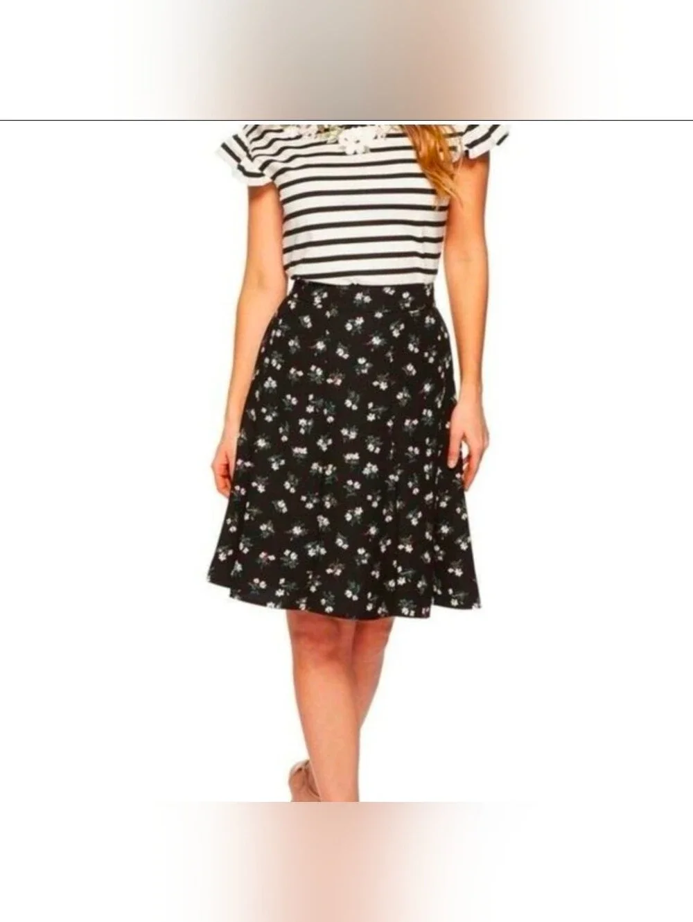 Kate Spade Flora Crepe Skirt. Size 6
